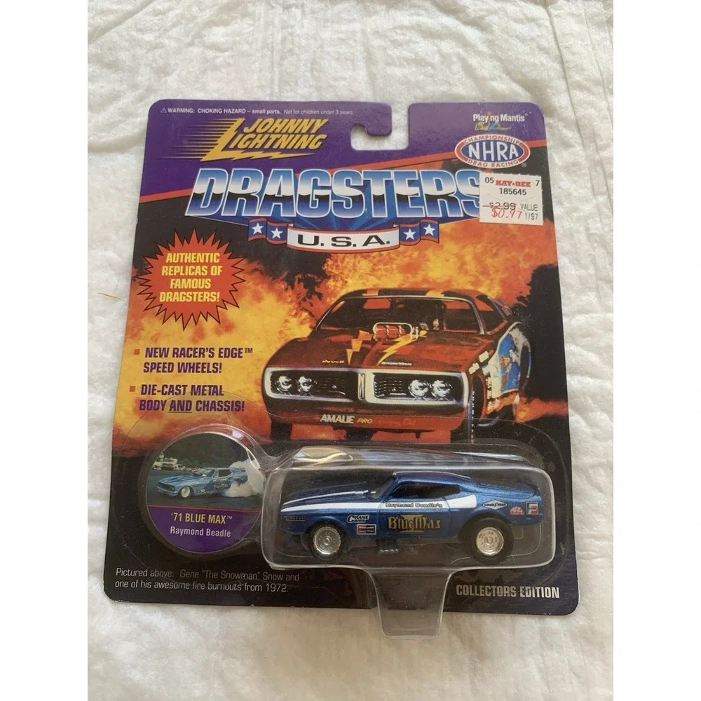 NIP Johnny Lightning Dragsters (3), Hot Wheels (1) Working Rigs (1)